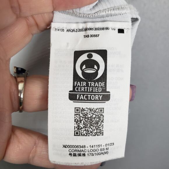 Arc'Teryx Men's Size M Cormac Logo Crewneck Tee Shirt Gray Gorpcore Casual - Picture 8 of 10